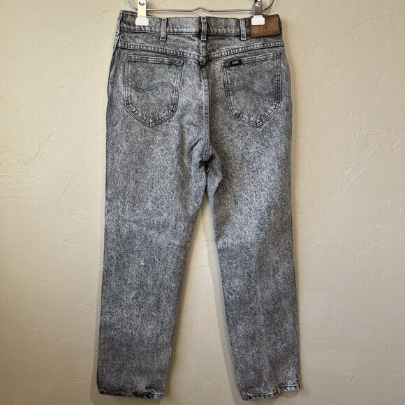Vintage acid wash jeans 80s 90s Straight Leg Glacier Wash 32x30 stranger things - Picture 8 of 10